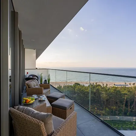 Royallux Apartment Waves Resort & Spa - Sea View From Balcony By Renters Prestige Miedzyzdroje Exterior photo